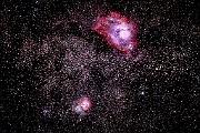 Lagoon and Trifid Nebula